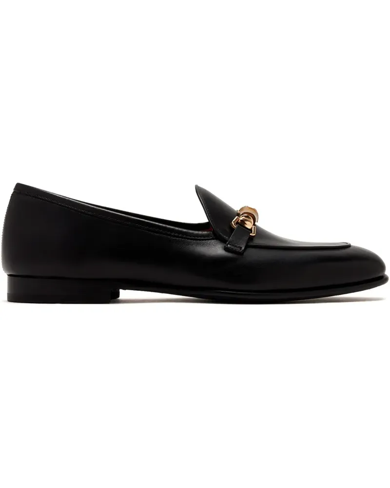 Magnanni Loafer aus Leder - Schwarz Schwarz