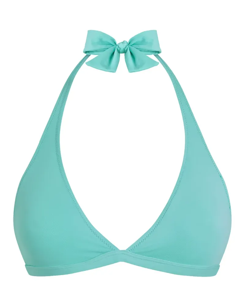 Vilebrequin halterneck V-neck bikini top - Blau Blau