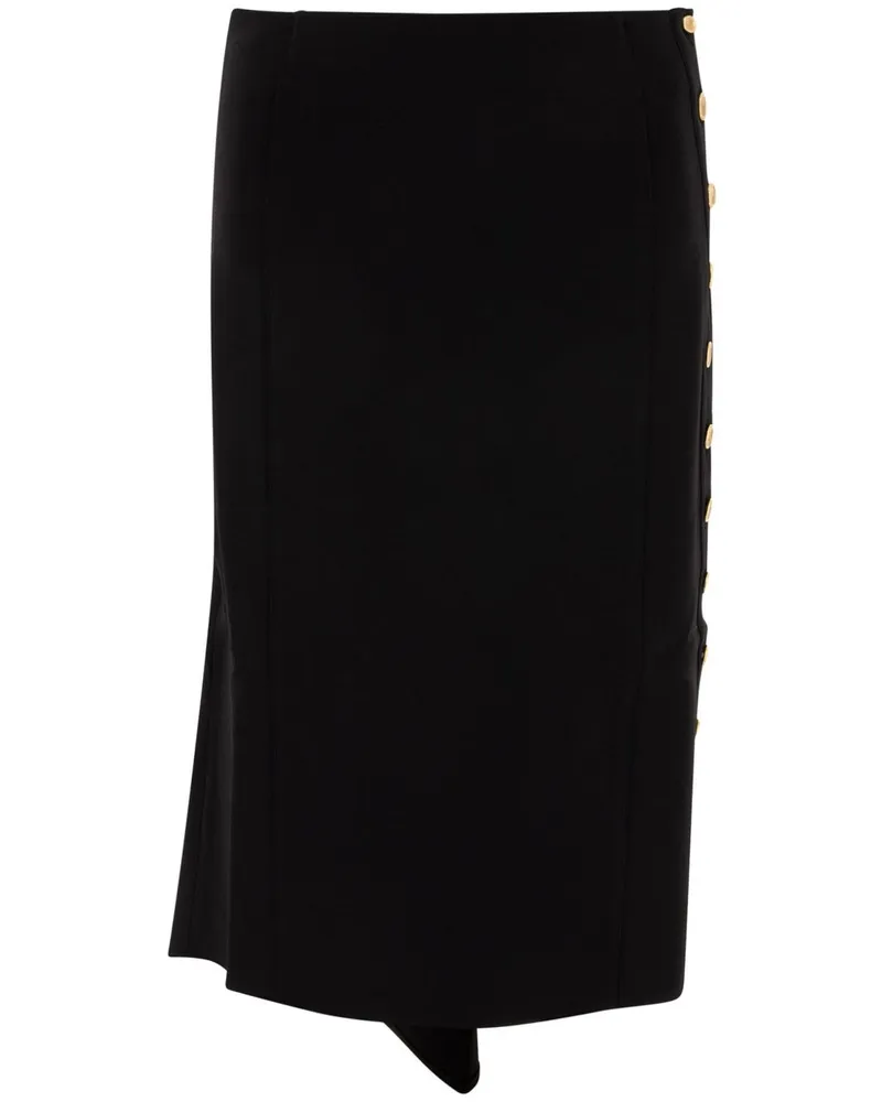 Givenchy Hemd mit goldfarbenen Knöpfen - Schwarz Schwarz