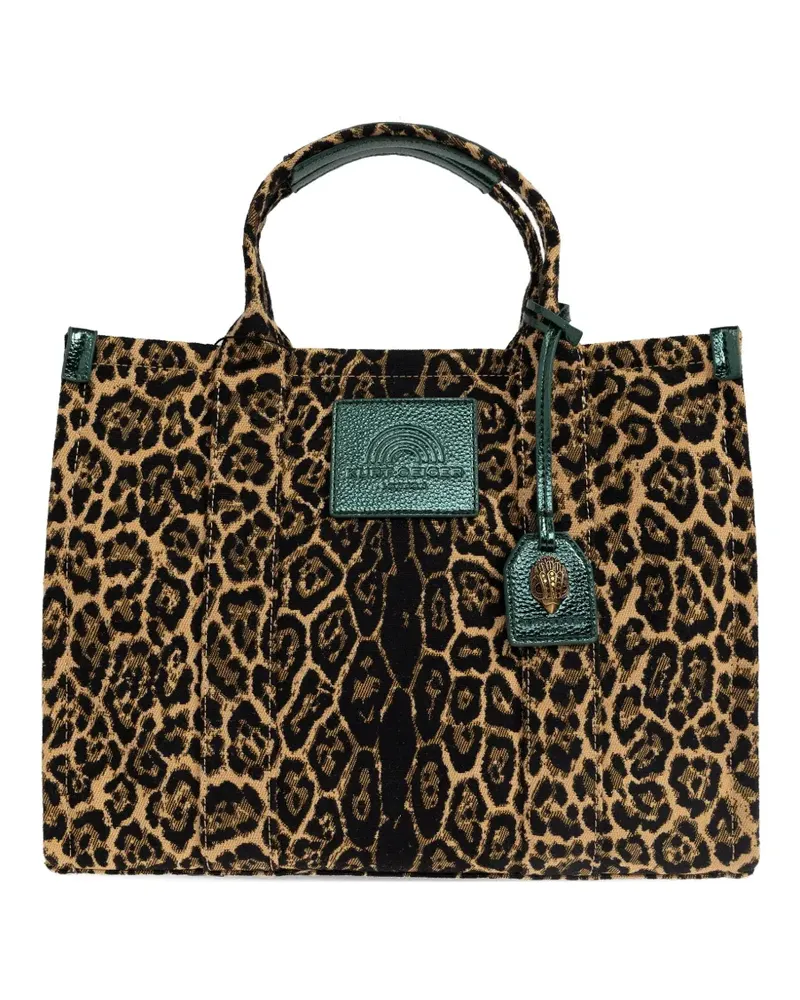 Kurt Geiger Southbank leopard-print tote bag - Braun Braun
