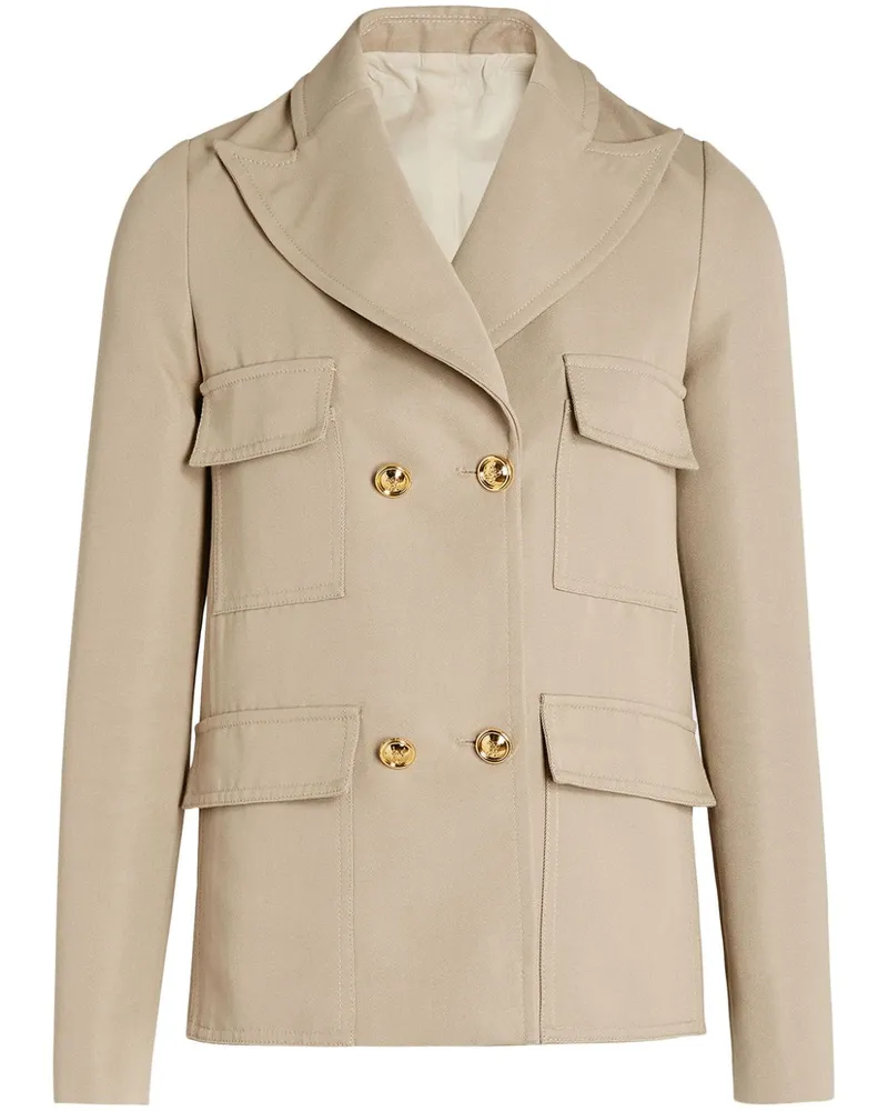Giambattista Valli Blazer aus Gabardine - Nude Nude