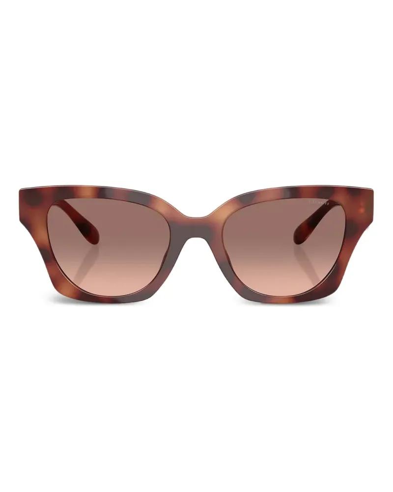 Coach tortoiseshell-effect cat-eye sunglasses - Braun Braun