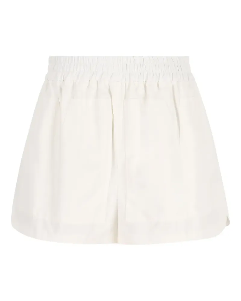 Fendi elasticated-waist mini skirt - Weiß Weiß
