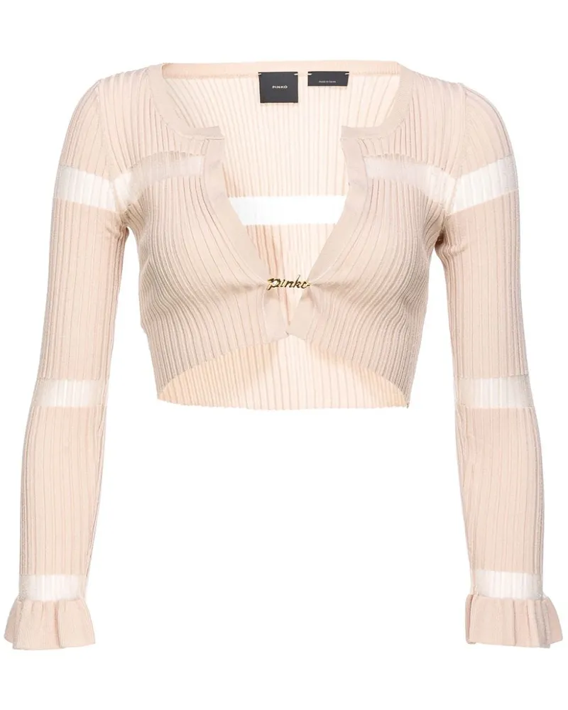 Pinko Gestreifter Cardigan - Rosa Rosa