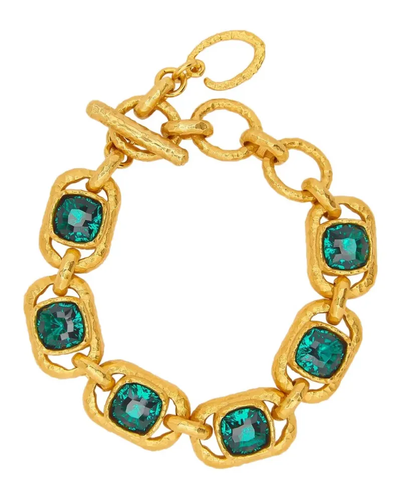 Oscar de la Renta Eckiges Kettenarmband - Gold Gold