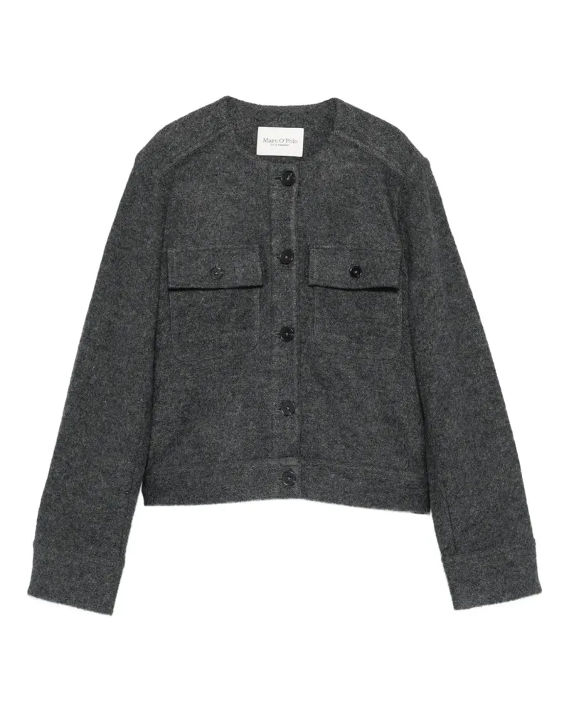 Marc O'Polo Jacke mit Knopfleiste - Grau Grau
