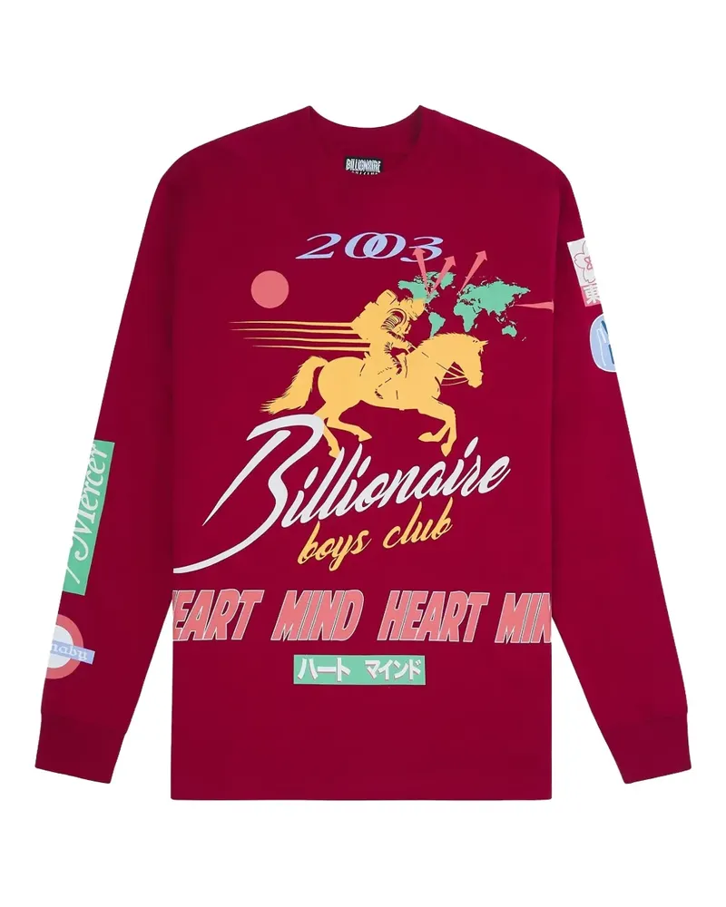 Billionaire Boys Club Celestial Langarmshirt - Rot Rot