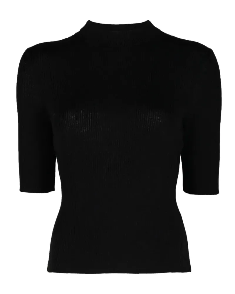 Veronica Beard Alastair Pullover mit Stehkragen - Schwarz Schwarz