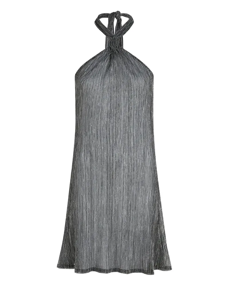 Karl Lagerfeld Strandkleid im Metallic-Look - Schwarz Schwarz