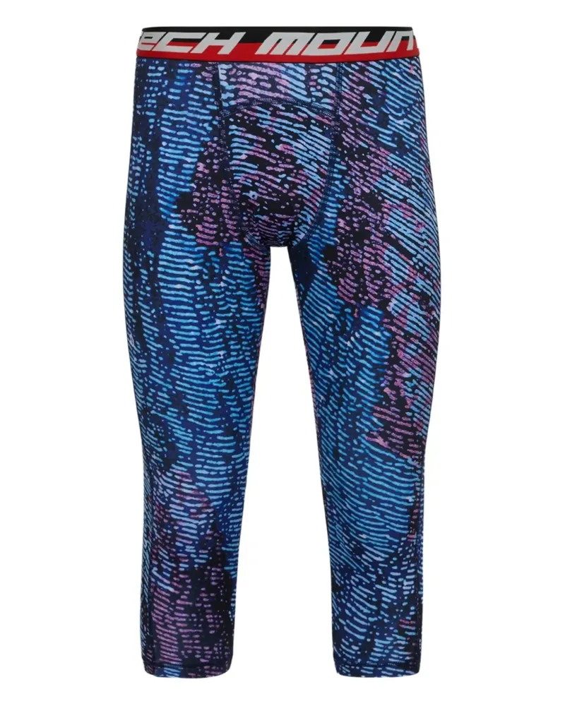 Aztech Mountain Gemusterte Sporthose - Blau Blau