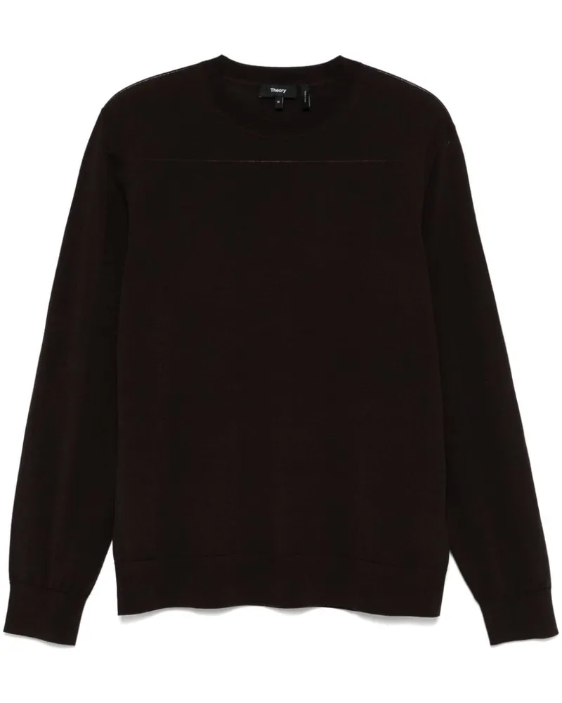 Theory Pullover mit Rundhalsausschnitt - Braun Braun