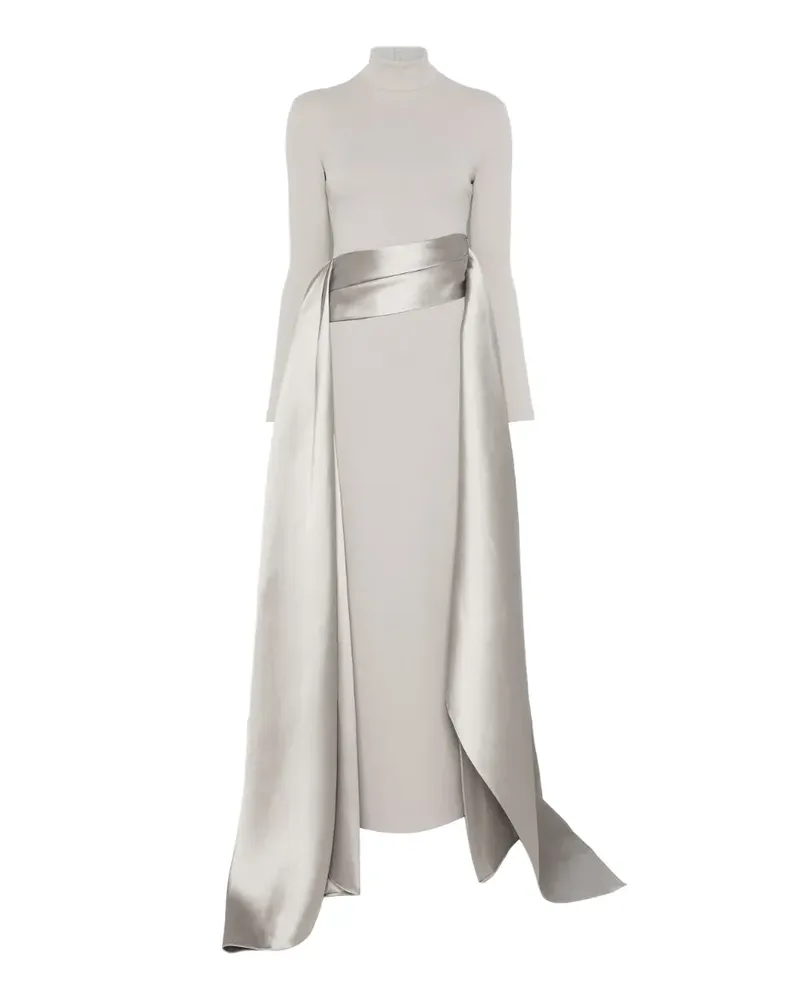 Solace London The Olivia maxi dress in pewter - Grau Grau