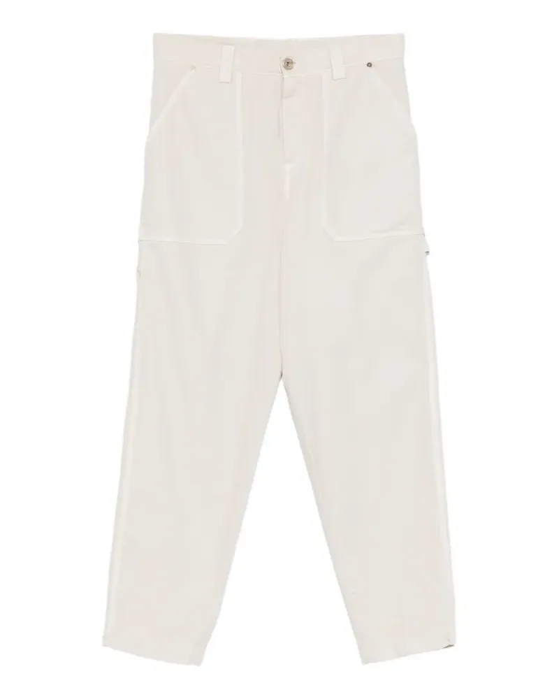 Eleventy Work Hose mit aufgesetzten Taschen - Nude Nude