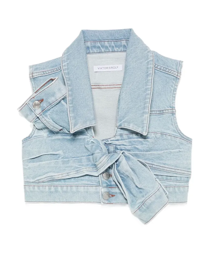 Viktor & Rolf Pullunder mit Schnürung - Blau Blau