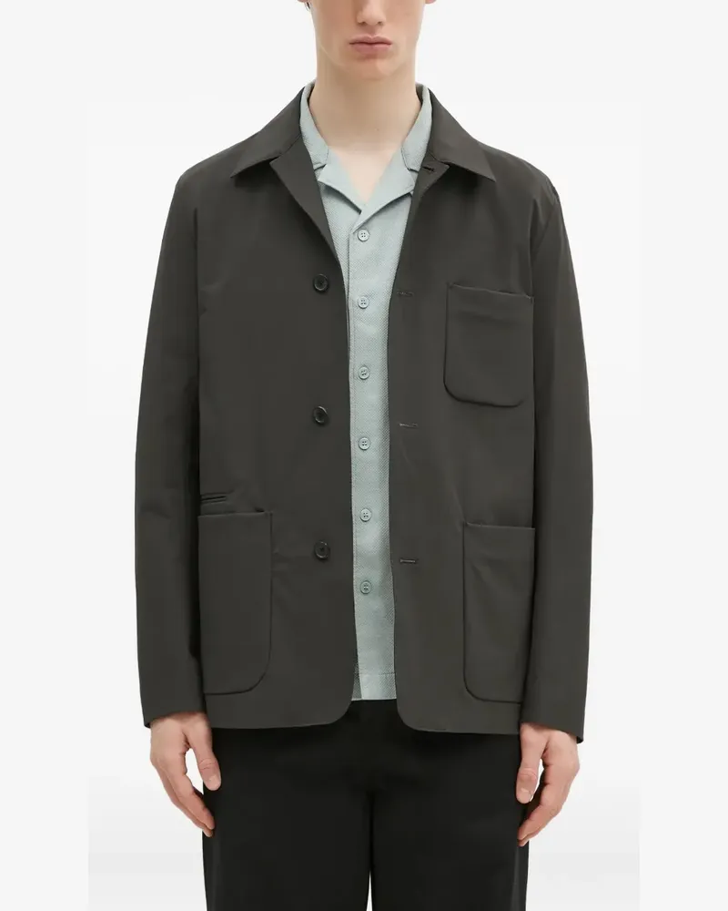Paul Smith Geknöpfte Jacke mit aufgesetzten Taschen - Grün Grün