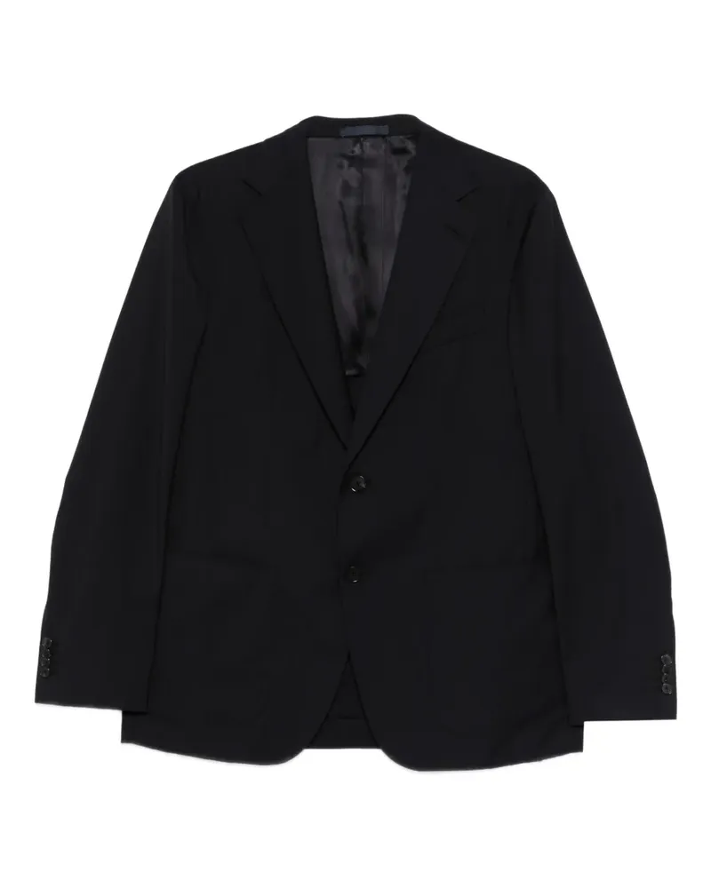 Caruso Aida notched-lapel blazer - Blau Blau