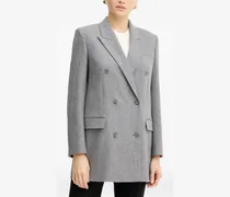 Doppelreihiges Jukana Sakko - Grau