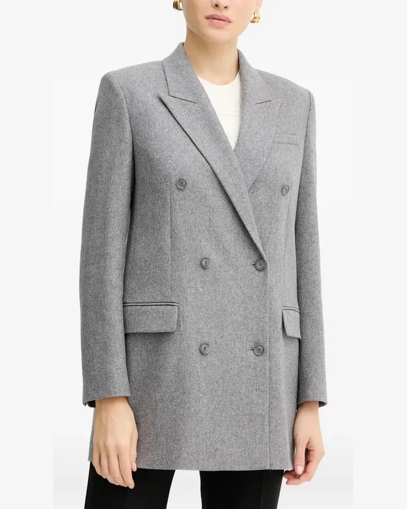 HUGO BOSS Doppelreihiges Jukana Sakko - Grau Grau