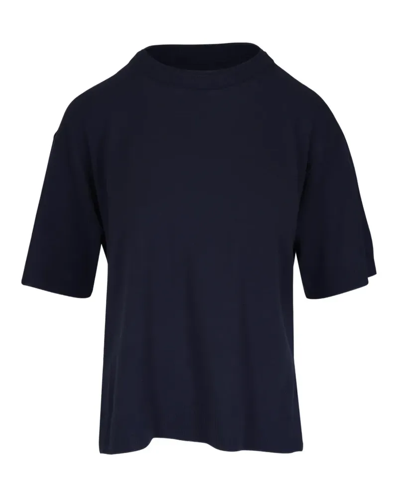 Lafayette148 T-Shirt mit rundem Ausschnitt - Blau Blau