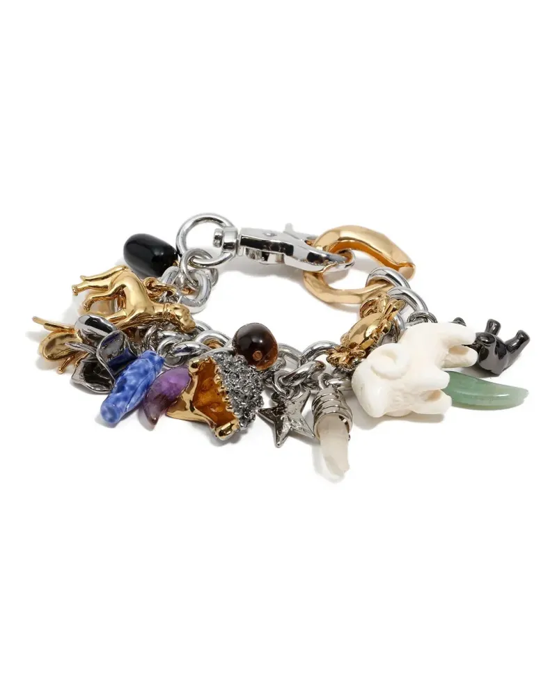 BIMBA Y LOLA charm-chain bracelet - Silber Silber