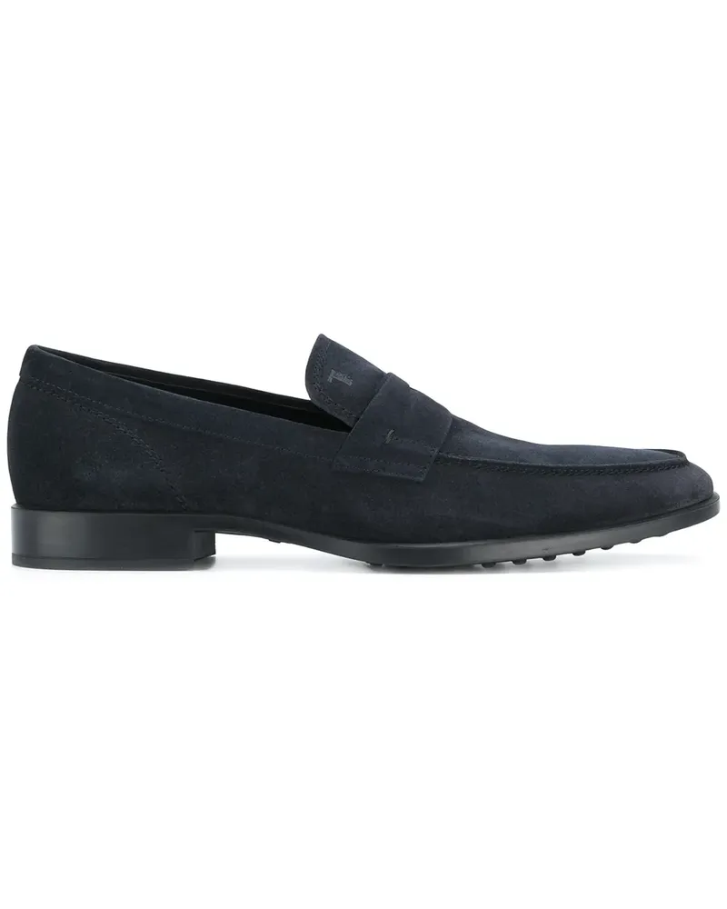 TOD'S Loafer aus Wildleder - Blau Blau