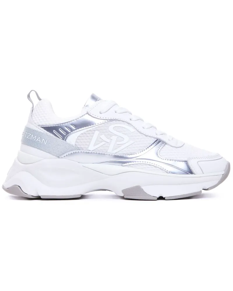 Stuart Weitzman Sneakers mit Kontrasteinsätzen - Weiß Weiß