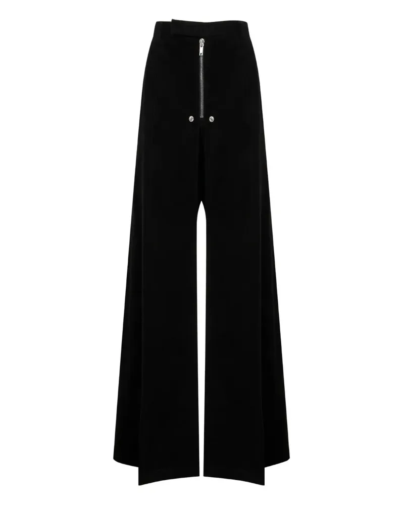 Rick Owens Wide Belas Hose - Schwarz Schwarz