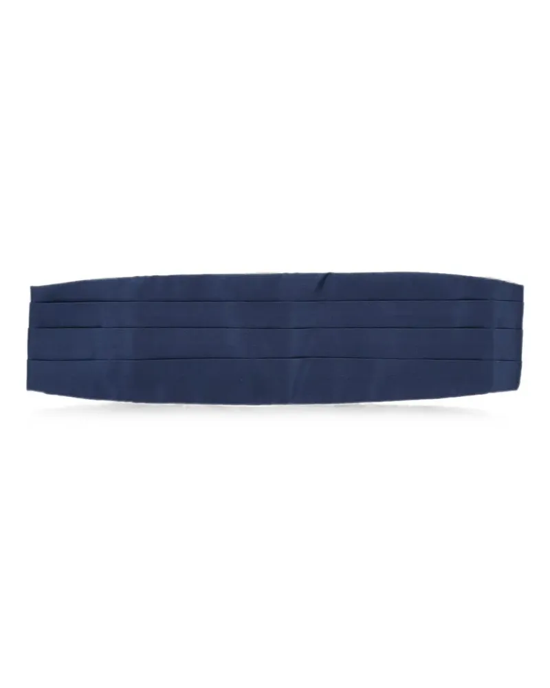 Corneliani Kummerbund aus Seide - Blau Blau