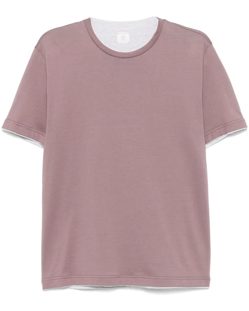 Eleventy Klassisches T-Shirt - Violett Violett