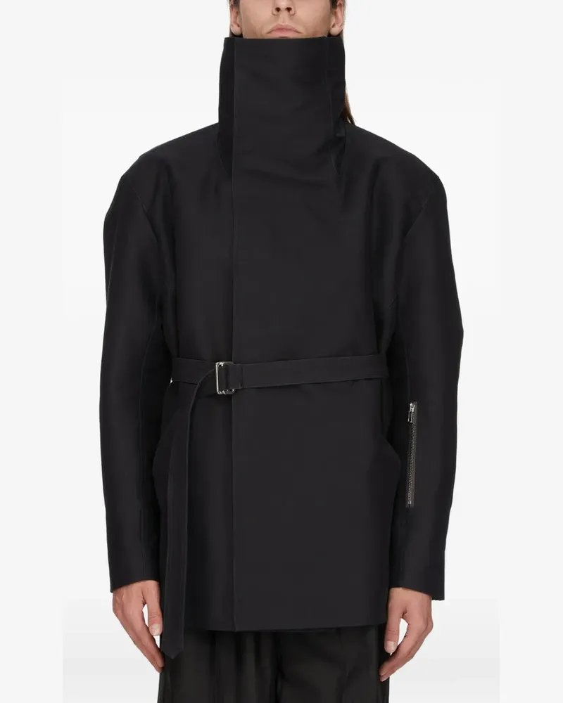 Rick Owens Dracucaban Jacke mit Stehkragen - Schwarz Schwarz