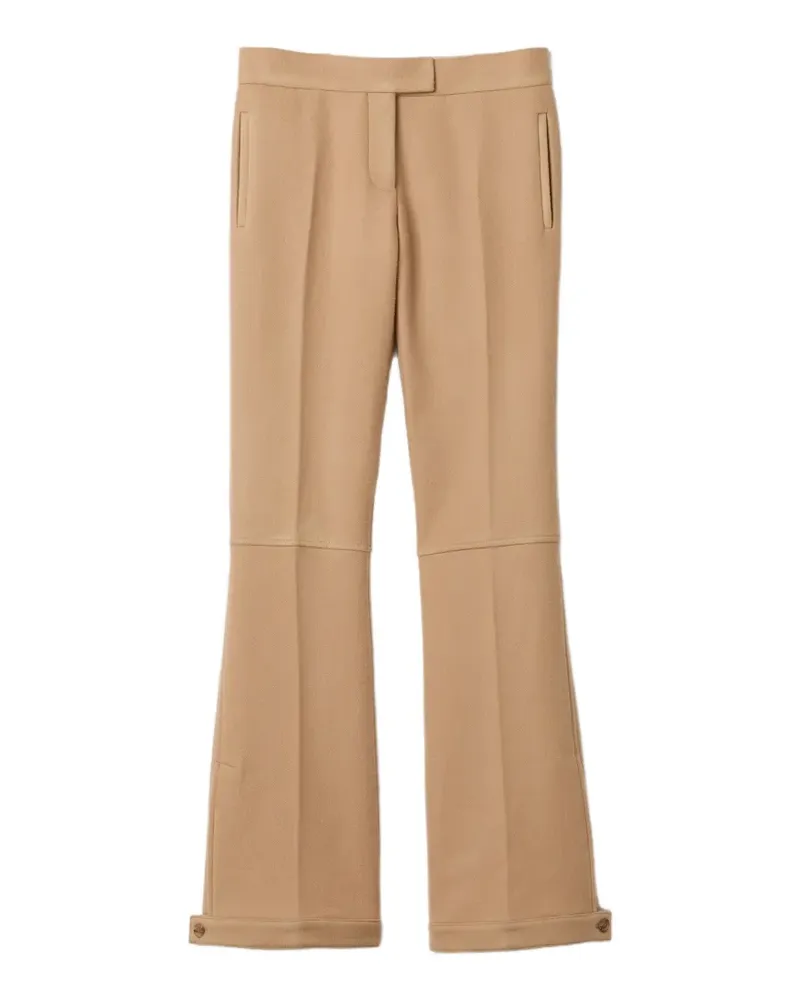 Miu Miu Hose mit doppeltem Bund - Nude Nude