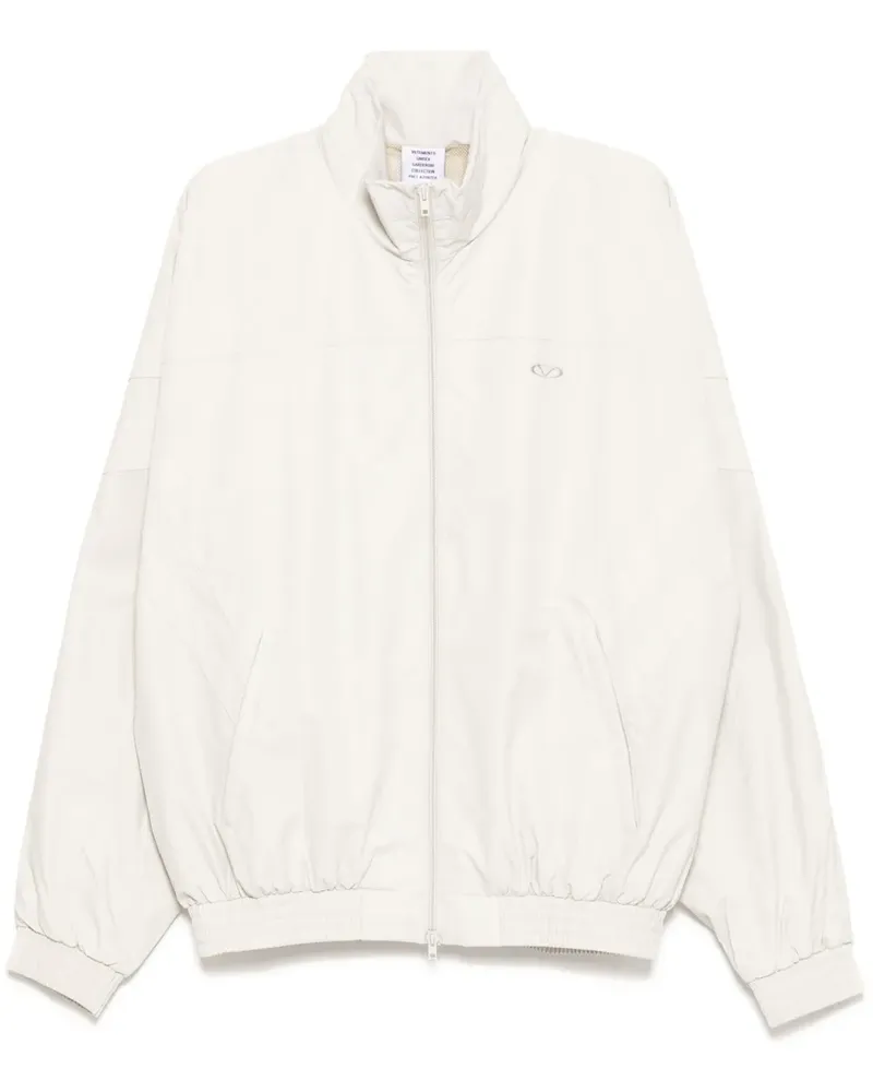 VETEMENTS Sportjacke mit ovalem Logo - Grau Grau