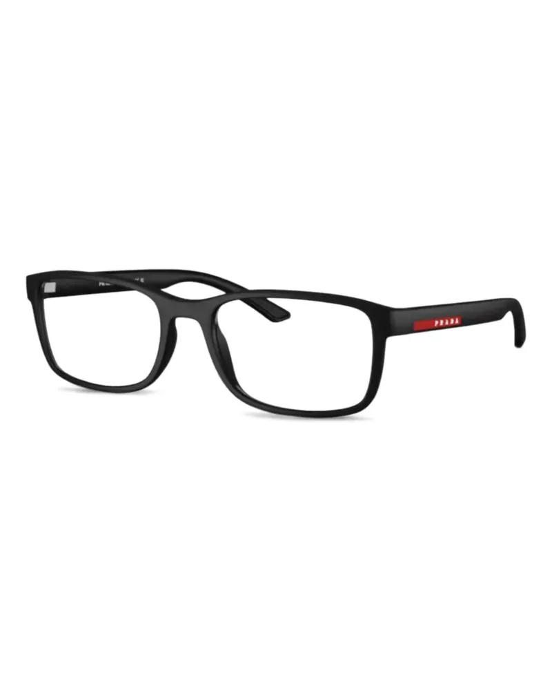 Prada 06RV Brille mit eckigem Gestell - Schwarz Schwarz