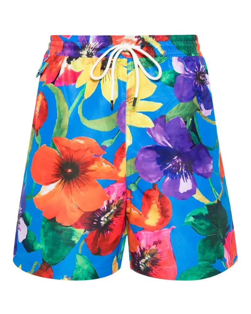 Ralph Lauren Badeshorts mit Blumen-Print - Blau Blau