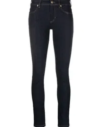 Versace Jeans Halbhohe Skinny-Jeans Blau