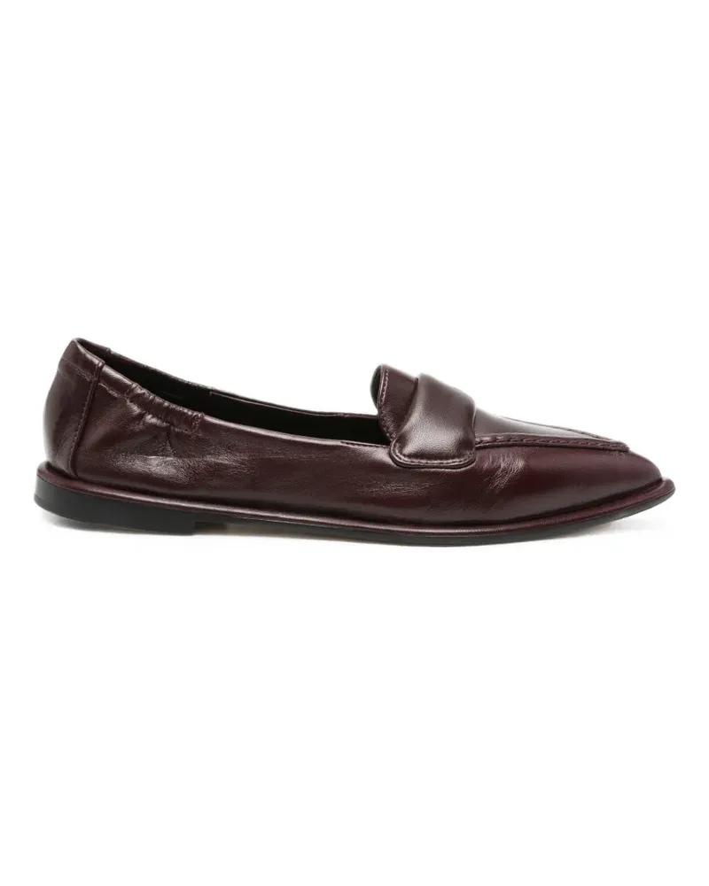 POMME D'OR pointed-toe leather loafers - Rot Rot
