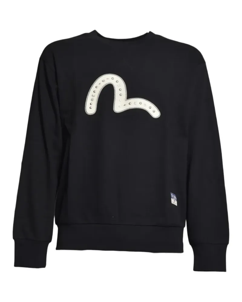Evisu Seagull-patch sweater - Schwarz Schwarz