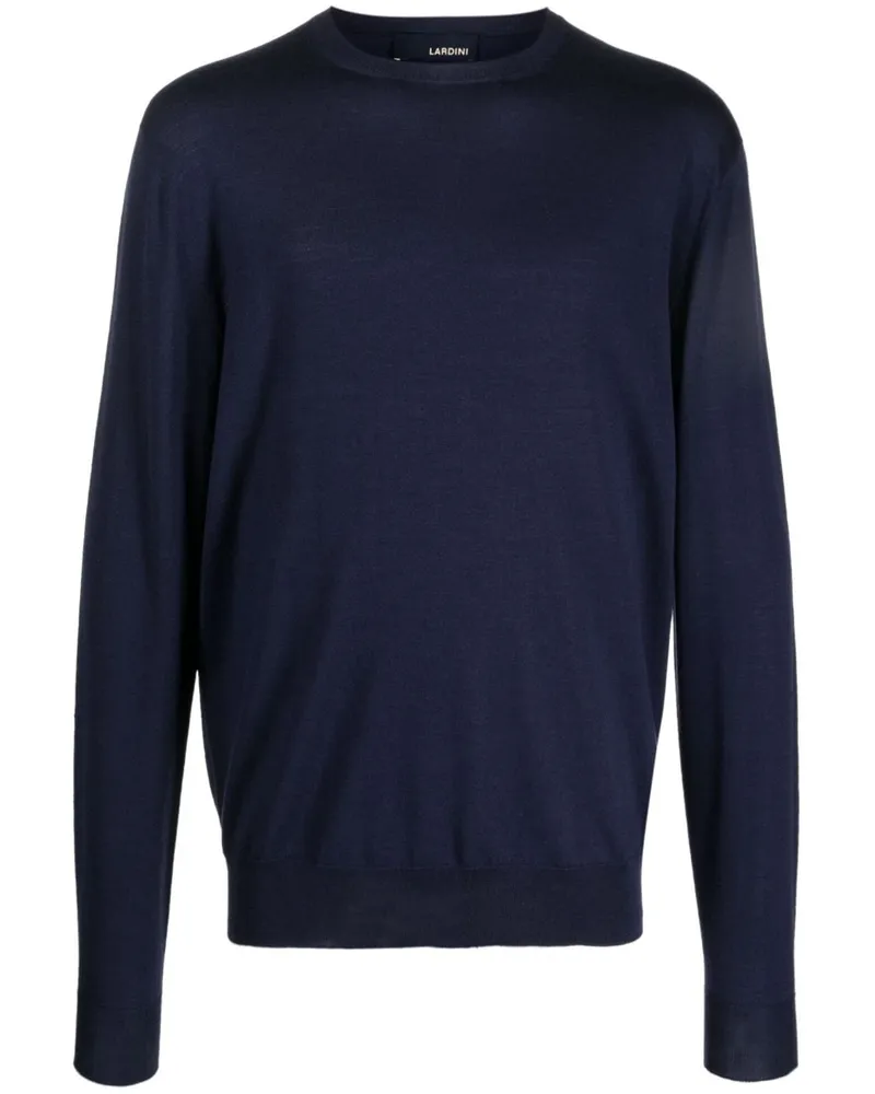 LARDINI Klassischer Pullover Blau