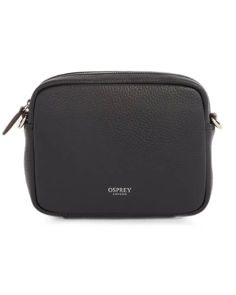 Osprey Chiswick leather crossbody bag - Schwarz Schwarz