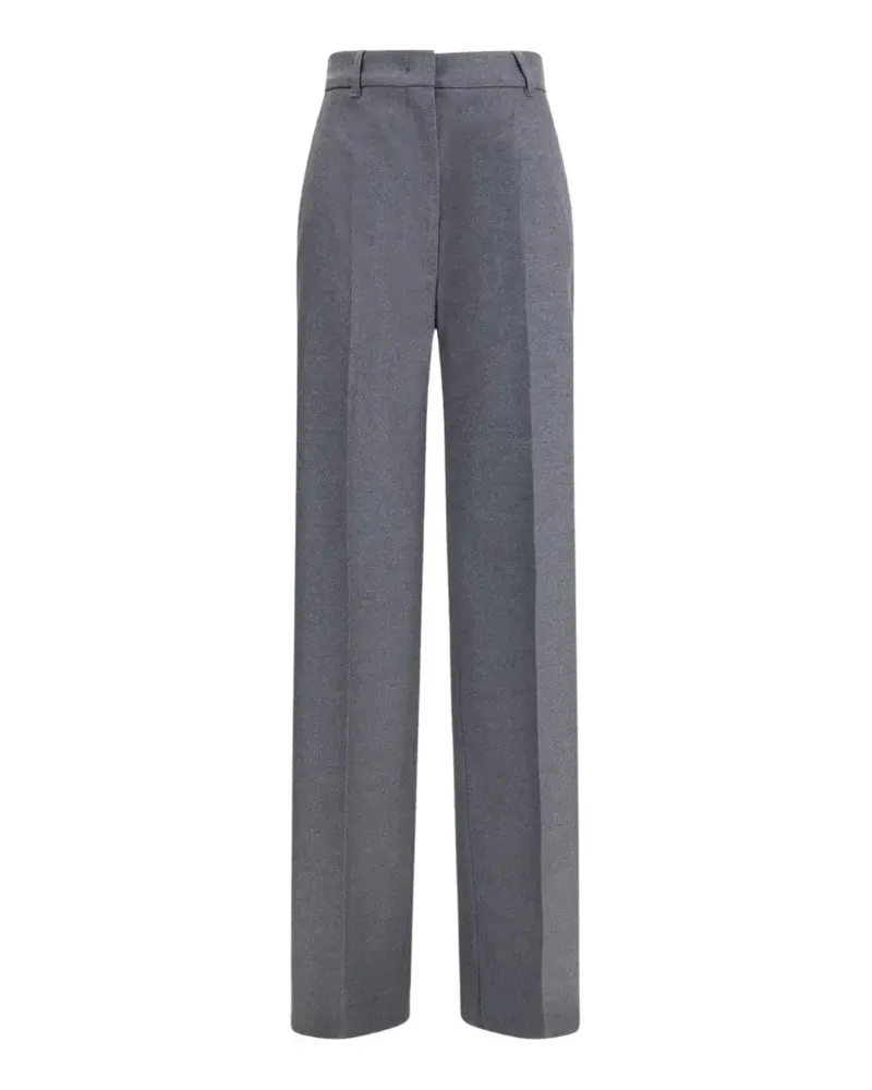 Max Mara Klassische Hose mit Bügelfalten - Grau Grau