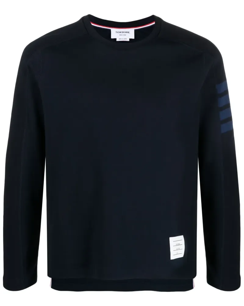 Thom Browne Engineered Bar Sweatshirt mit Streifen - Blau Blau