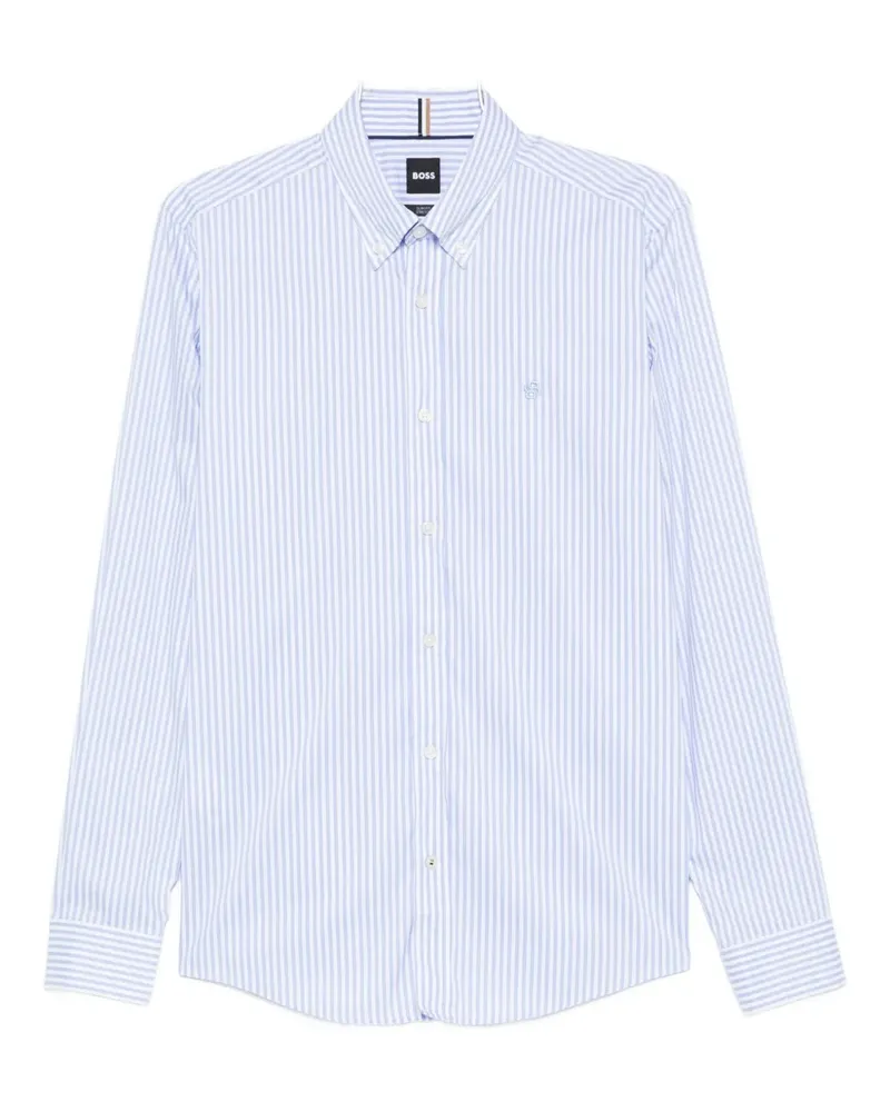 HUGO BOSS striped buttoned shirt - Blau Blau