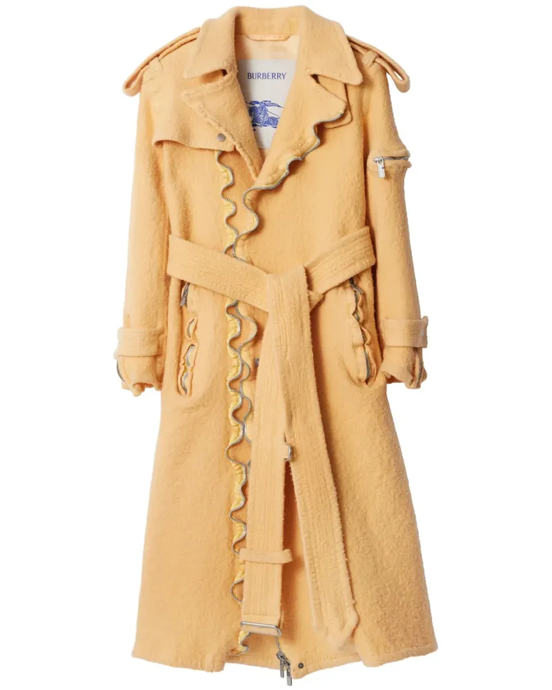 Burberry Trenchcoat aus Wolle - Nude Nude