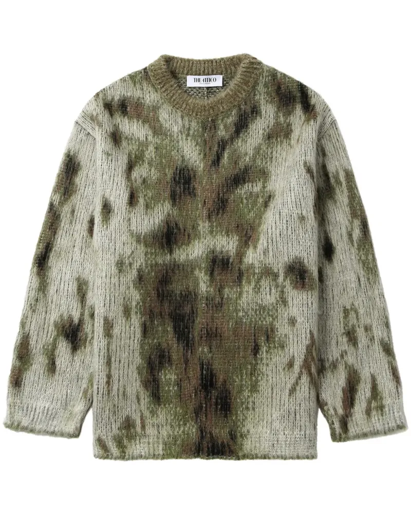 ATTICO Pullover mit Animal-Print - Grün Grün