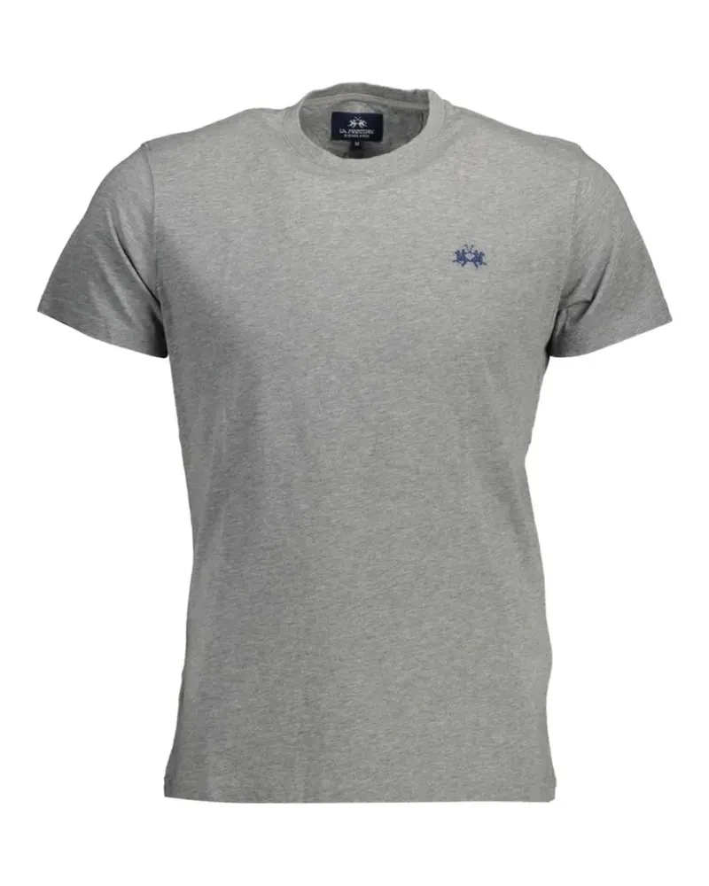La Martina chest logo T-shirt - Grau Grau
