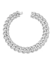 SHAY 18kt Essential Link Weißgoldarmband und Diamant Weiß