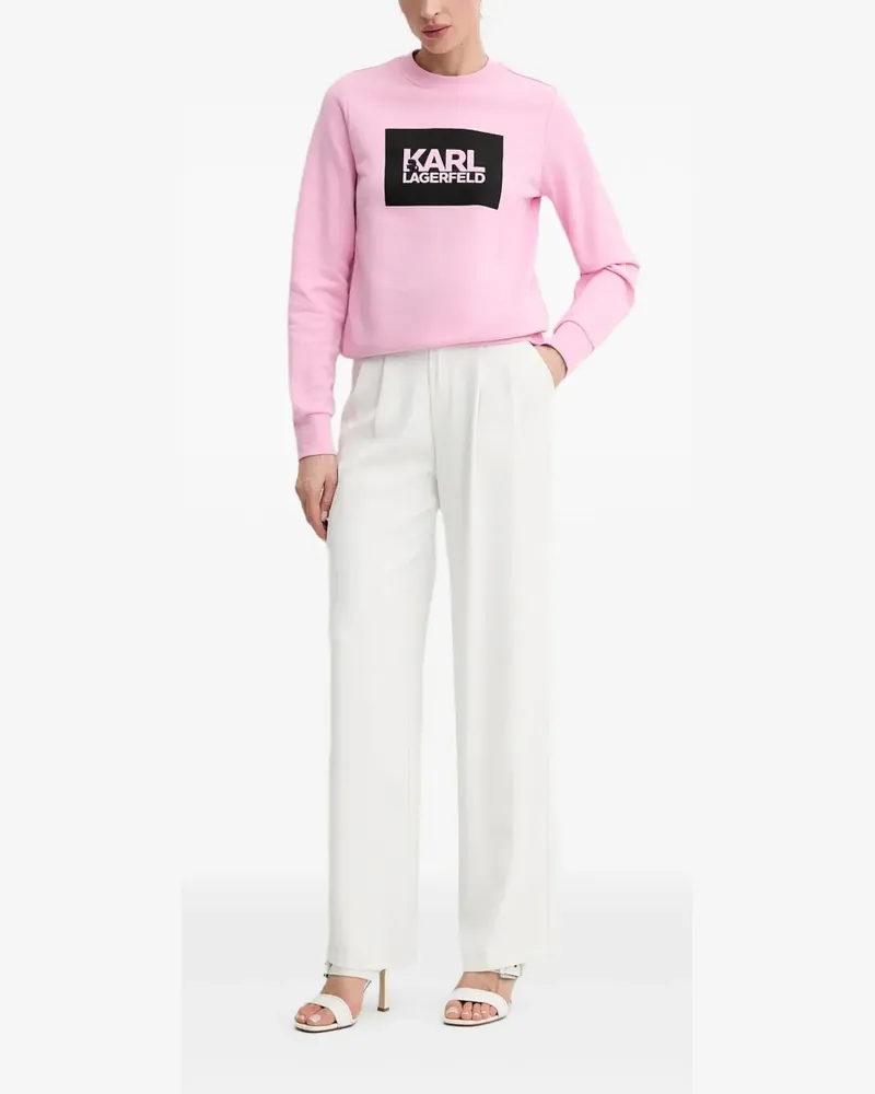 Karl Lagerfeld Sweatshirt mit Logo - Rosa Rosa