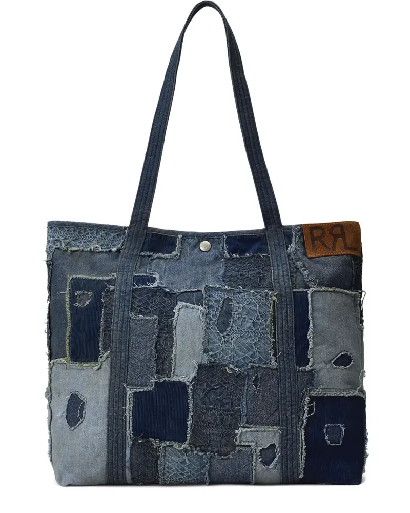 Ralph Lauren Hercules Jeans-Tote Bag im Patchwork-Look - Blau Blau