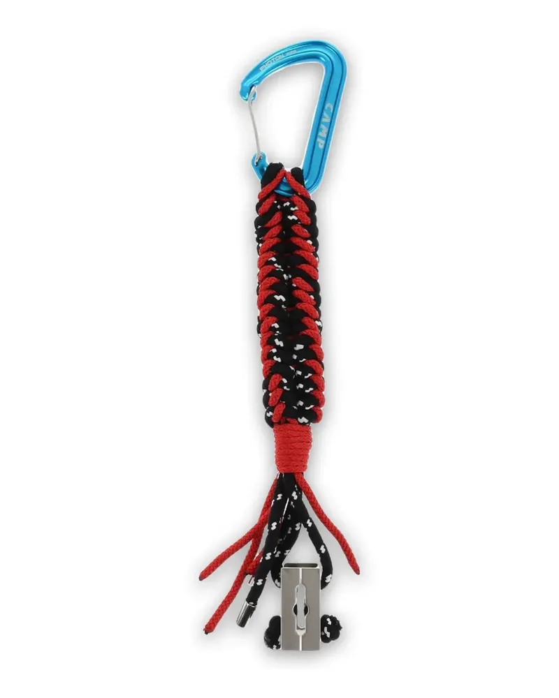 Dsquared2 Geflochtener Schlüsselanhänger mit Karabiner - Rot Rot