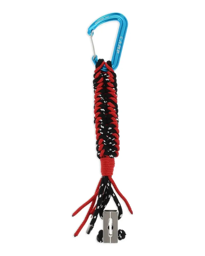 Dsquared2 carabiner braided keyring - Rot Rot
